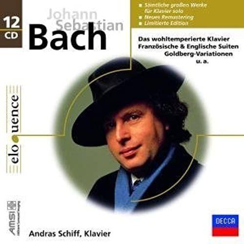 Andras Schiff Plays Bach (Solo Works) : Goldberg Variations, The Well-Tempered Clavier, Book 1 & 2, Two Part Inventions/Three Part Inventions, English Suites Bwv 806-811 , 6 Partitas Bwv 825-Bwv 830,