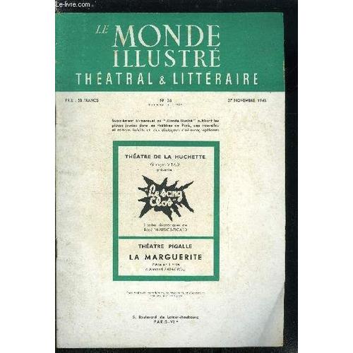 Le Monde Illustré, Théatral & Littéraire N° 36 - Le Sang Clos, Drame En Trois Actes Par René Maurice-Picard
