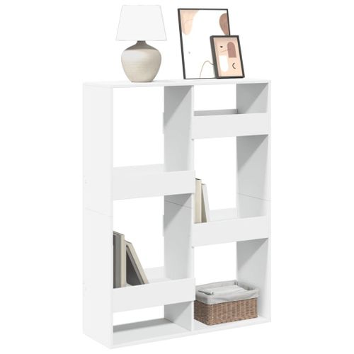 Vidaxl Bibliothèque Blanc 100x33x135 Cm Bois D'ingénierie