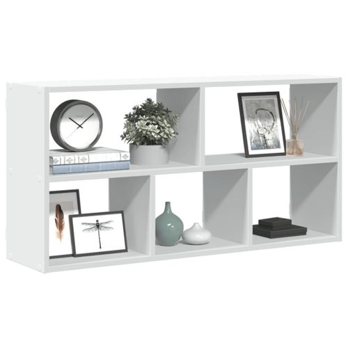 Vidaxl Étagère Murale Blanc 100x25x50 Cm Bois D'ingénierie