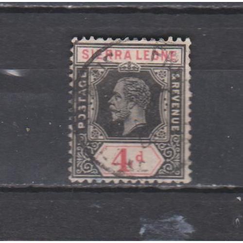 N° 55 Timbre Sierra Leone Oblitere De 1903 Cote : 12 €