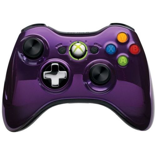 Manette Xbox 360 Chrome Purple