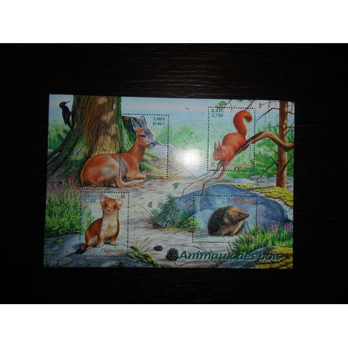 Timbres France Neufs 2001 Bloc Feuillet Nature Et Faune 2001