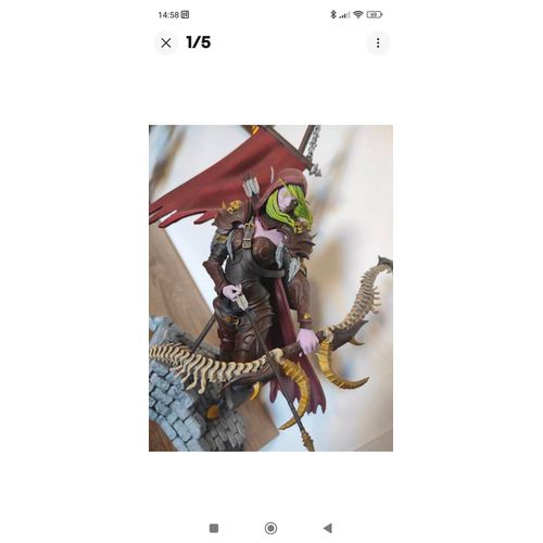 Figurine Garrosh World Of Warcraft. Impression 3d Imprimante Fdm Pantalon Vernis