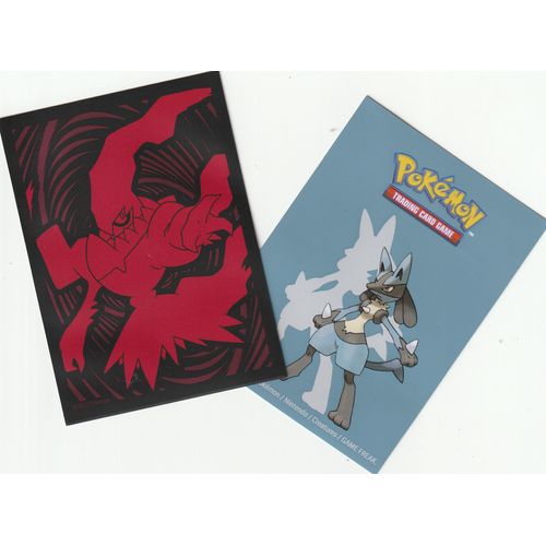 2 Proteges Cartes - Darkrai/Lucario - Sleeves -