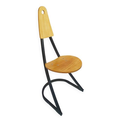 Chaise Aposariiapos Rnove Par Mirima Design France Annes 1970 Bois