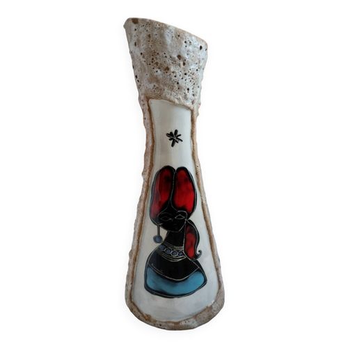Vase Fat Lava Italie multicolore
