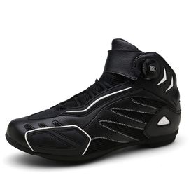 Chaussures Bottes De Protection Respirantes Antidérapantes Pour Motocrosschaussures De Motocyclistequatre Saisonspour Homme