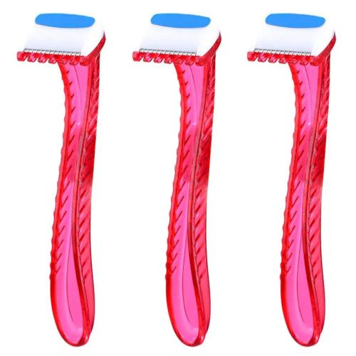 Rasoir Bikini Pour Femmes,3 Pièces,Idéal Pour Les Salles De Bains,Sécurisé Pour Les Voyages,Jetable - Type Pink 3pcs