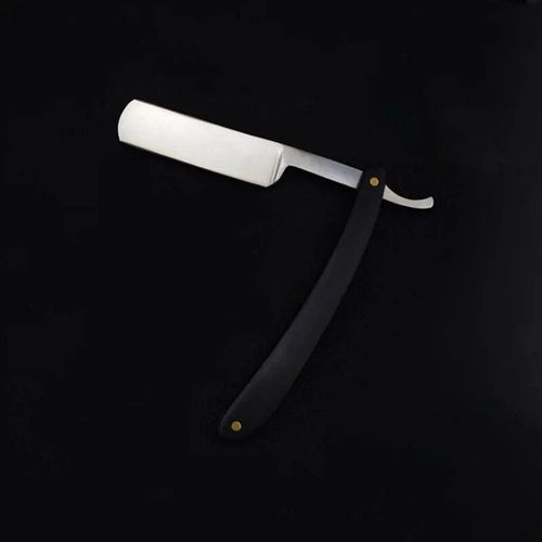 Rasoir Manuel De Haute Qualité En Acier Inoxydable 420,Manche En Bois,À L'ancienne,Lame Tranchante Pour Barbier - Type Black