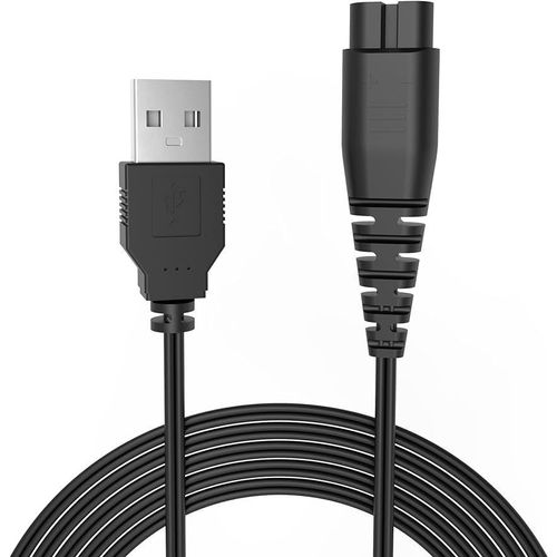 Chargeur USB-Câble pour Hatteker Tondeuse à Cheveux Tondeuse à Barbe RFC-588 RFC-598 RFC-692 Rasoir Rasoir remplacement Charge Power-rette