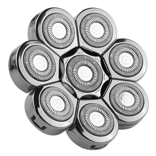 Lame de qualité 3/4/5/6/7/8/9D,tête flottante,rasoir électrique étanche en acier inoxydable pour hommes,lame de rechange pour rasoir - Type 8 knife head Silver #A