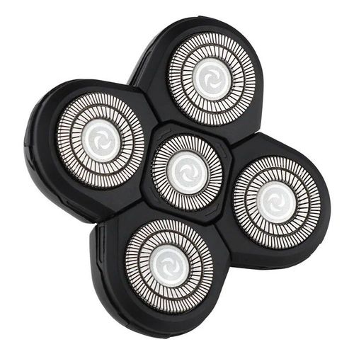Lame de qualité 3/4/5/6/7/8/9D,tête flottante,rasoir électrique étanche en acier inoxydable pour hommes,lame de rechange pour rasoir - Type 5 knife head Black #B