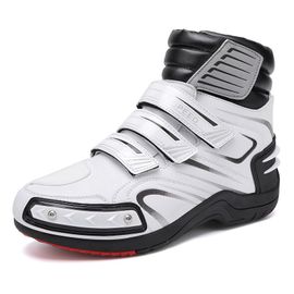 Chaussures Bottes De Moto Coordonnantes Pour Hommessécurité Toutterrainprévention Des Collisionschaussures De Motocrossprotection Des Coureurs