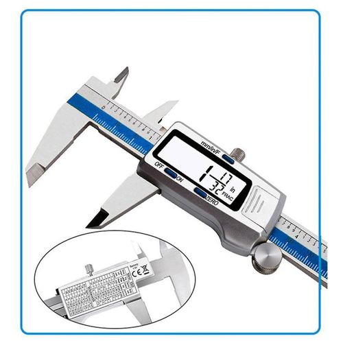 Et52 Stainless Steel Caliper 150Mm 6 Inches Measuring Instrument Electronic Display Vernier Caliper