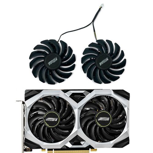 Ventilateur de carte graphique pour MSI GeForce GTX 1660 SUPER 1660Ti RTX 1660,ventilateur de refroidissement 87mm 2060,2 pièces - Type Fan 1lot 2pcs
