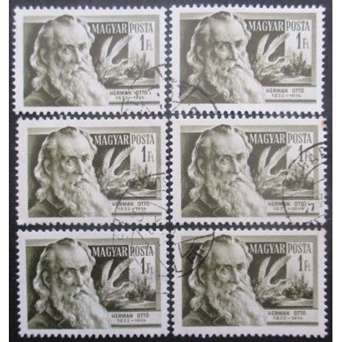 Hongrie N°1148 X 6 Oblitéré