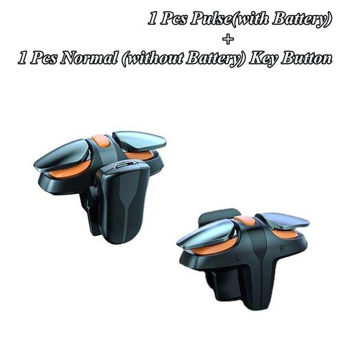 Js68-Type 2 - Alliage S-03 + Abs Gamepad Game Cooler Pour Pubg L1 R1 Fire Shooting Gaming Joystick Trigger Button Pour Ios Android Games Accessrespiration