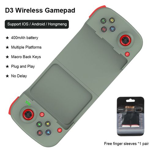 Vert - Contrôleur De Jeu Extensible Sans Fil Compatible Bluetooth, Manette De Jeu, Contrôle De Jeu, D3, Mobile, Matin, Android, Ios, Pc
