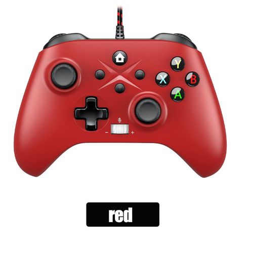 Rouge - Contrôleur De Jeu Filaire Usb Pour Xbox One, Xbox Series S, Xbox Series, Pc, Steam Gamepad, Console De Jeu, Accessoires De Contrôle