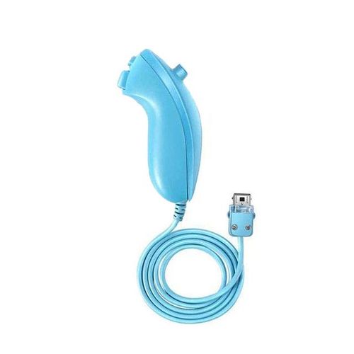 Bleu Gauche - Contrôleur Sans Fil Pour Nintendo Wii Et Wii U, Manette De Jeu De Jeu Vidéo, Motion Plus, Capteur Cmos, Accessoires De Poignée De Moteur, 2 En 1, Magasins Droits