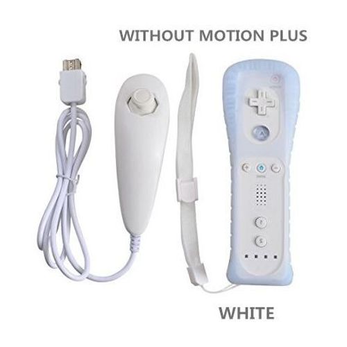 Pas Motion Plus - Joystick Bluetooth Sans Fil Pour Nintendo Wii, Manette De Synchronisation, Manette De Jeu, Stocke La Main, Dahchuck, Motion Plus En Option, 2 En 1