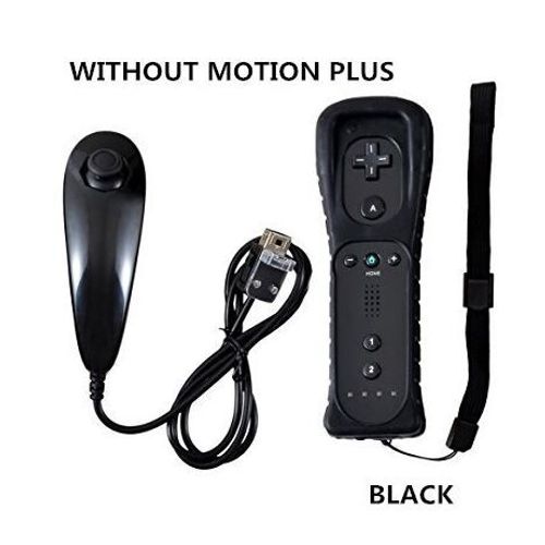 Pas Motion Plus - Joystick Bluetooth Sans Fil Pour Nintendo Wii, Manette De Synchronisation, Manette De Jeu, Stocke La Main, Dahchuck, Motion Plus En Option, 2 En 1