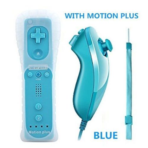 Avec Motion Plus - Joystick Bluetooth Sans Fil Pour Nintendo Wii, Manette De Synchronisation, Manette De Jeu, Stocke La Main, Dahchuck, Motion Plus En Option, 2 En 1