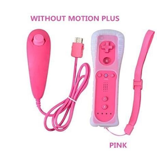 Pas Motion Plus - Joystick Bluetooth Sans Fil Pour Nintendo Wii, Manette De Synchronisation, Manette De Jeu, Stocke La Main, Dahchuck, Motion Plus En Option, 2 En 1