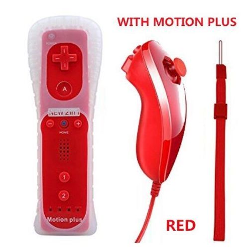 Avec Motion Plus - Joystick Bluetooth Sans Fil Pour Nintendo Wii, Manette De Synchronisation, Manette De Jeu, Stocke La Main, Dahchuck, Motion Plus En Option, 2 En 1