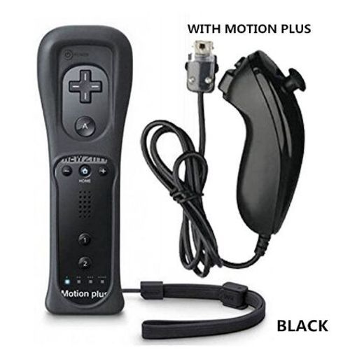 Avec Motion Plus - Joystick Bluetooth Sans Fil Pour Nintendo Wii, Manette De Synchronisation, Manette De Jeu, Stocke La Main, Dahchuck, Motion Plus En Option, 2 En 1