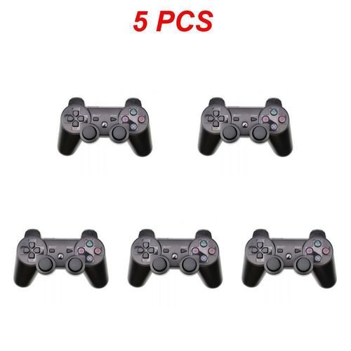 Noir 5pcs - Manette Bluetooth Sans Fil Pour Sony Ps3, Manette De Jeu Pour Play Station 3, Joystick, Poignée À Distance Pour Sony Playstation 3