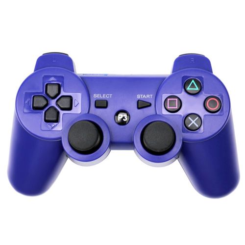 Bleu 1pc - Manette Bluetooth Sans Fil Pour Sony Ps3, Manette De Jeu Pour Play Station 3, Joystick, Poignée À Distance Pour Sony Playstation 3