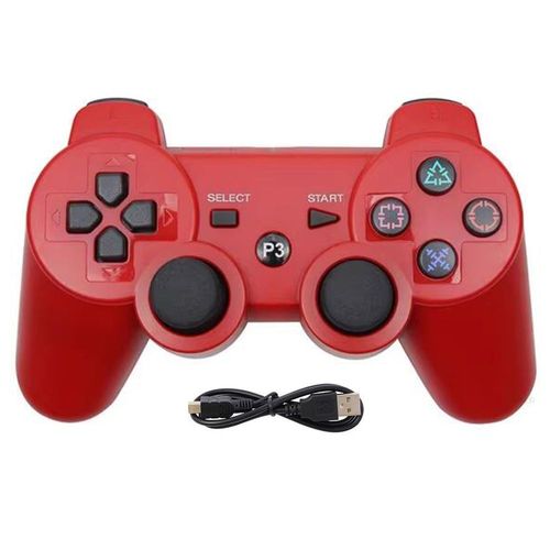 Ps3-4 - Manette Bluetooth Sans Fil Pour Sony Ps3, Manette De Jeu, Manette De Jeu Play Station 3, Poignée À Distance Pour Sony Playstation 3