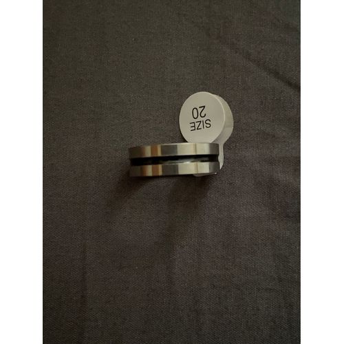 Bague En Acier Inoxydable Homme Taille20