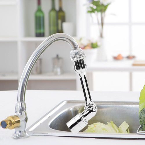 Robinet de salle de bains universel tournant à 1080 °, aérateur résistant aux éclaboussures, buse de robinet de lavabo, accessoires de cuisine