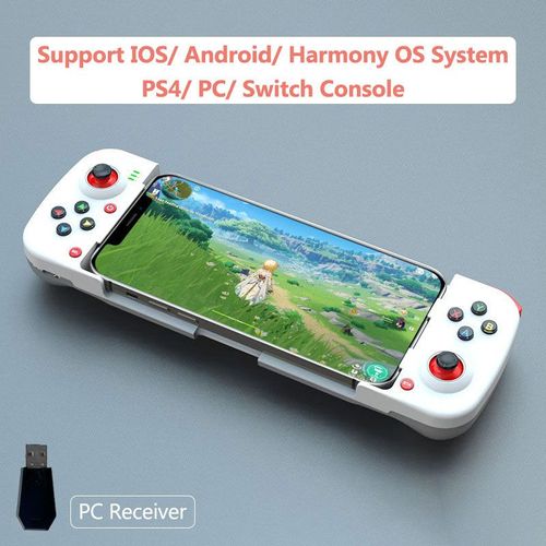 Avec Le Récepteur Wh - Manette De Jeu D3 Extensible Sans Fil Pour Pc, Contrôleur Bluetooth Pour Téléphone Portable, Manette Pour Android, Ios, Ps4, Switch, Pubg