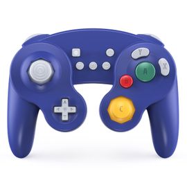 Bleu Sans Boîte - Contrôleur De Commutateur Sans Fil Nintendo Gamecube, Manette De Jeu Bluetooth, Aste, Réveil
