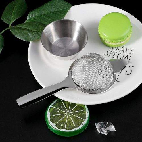 Infuseur À Thé En Maille D'acier Inoxydable, Tasse En Métal, Passoire, Filtre À Feuilles Mobiles Avec Poignée, Outil De Cuisine