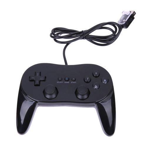 Noir - Manette De Jeu Filaire Classique Pour Nintendo Wii, Manette De Jeu, Manette De Jeu, Manette À Distance, Deuxième Génération