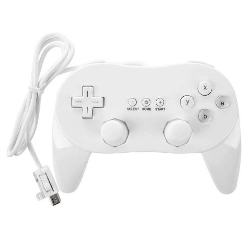 Blanc - Manette De Jeu Filaire Classique Pour Nintendo Wii, Manette De Jeu, Manette De Jeu, Manette À Distance, Deuxième Génération
