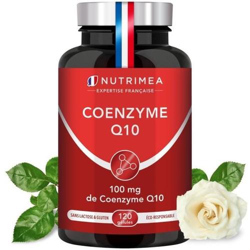 Coenzyme Q10 Naturelle ? Complément Alimentaire ? Puissant Anti-Oxydant Protecteur Anti-Âge ? 120 Gélules 100 Mg - Nutrimea 