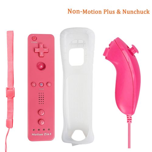 26-No-53 - Manette De Jeu Sans Fil Avec Motion Plus Intégré, Manette De Jeu Pour Jeux Nintendo Wii, Contrôle À Distance, Manette De Jeu