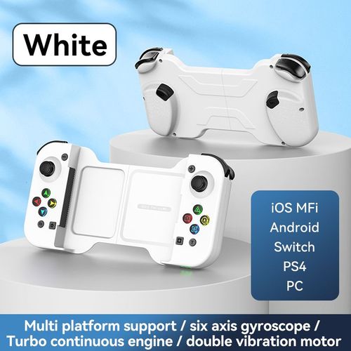 Blanc D3 - Manette De Jeu Portable De Type C, Non Bluetooth, Support De Téléphone Télescopique, Manette De Jeu