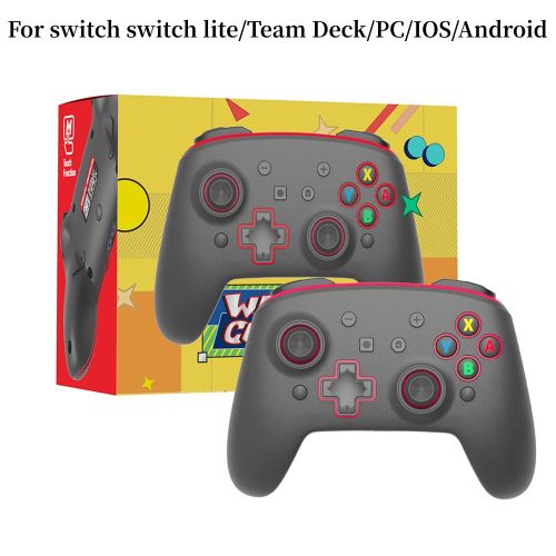 Noir Pour Android - Manette De Jeu Sans Fil Avec Récepteur Pc, Manette De Jeu, Graphite G, Windows 7, Windows 8, Windows 10, Touristo-Vibration, Xbox Series X, S