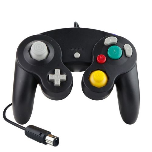 Noir - Manette De Jeu Filaire Pour Nintendo Wii Wiiu Gamecube, Accessoire De Jeu