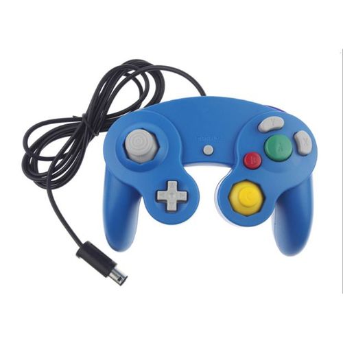 Bleu Ciel - Manette De Jeu Filaire Pour Nintendo Wii Wiiu Gamecube, Accessoire De Jeu
