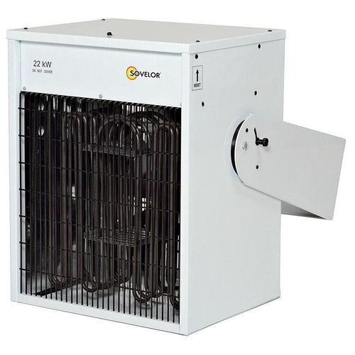 Aérotherme Mural Électrique 22kw 380v 2200m3/h Tr22c Sovelor