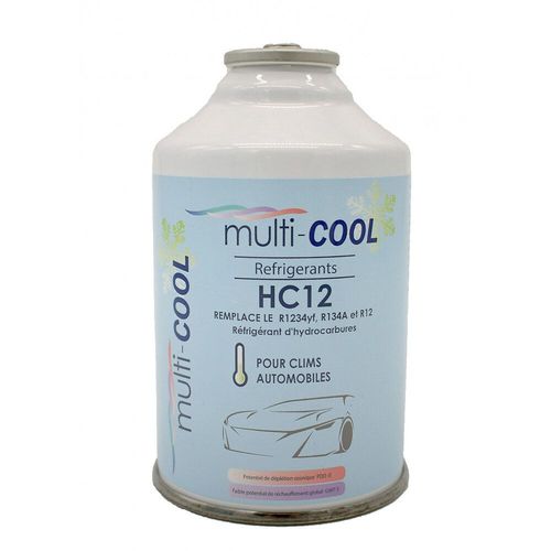Canette Réfrigérant Multicool 12a , Remplace Le R12, R134a Et 1234yf  - 160 Grs, Avec Filetage 1/2 Acme