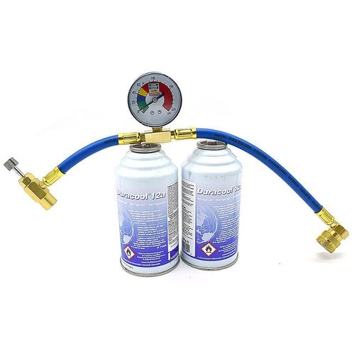 Pack De Recharge Duracool 12a Avec Flexible Pour Climatisation R134a Uniquement